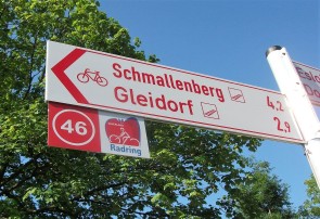 Foto Radverkehrsnetz - Zielwegweiser