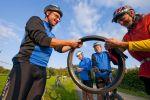 Radfahrer unterwegs